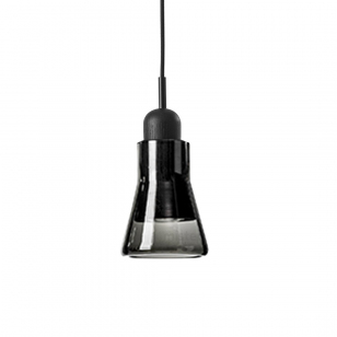 Brokis Shadow Tall Hanglamp - Zwart Eiken Glossy Zwart