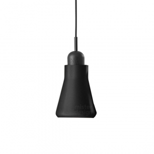 Brokis Shadow Tall Hanglamp - Zwart Eiken Mat Opaal Zwart