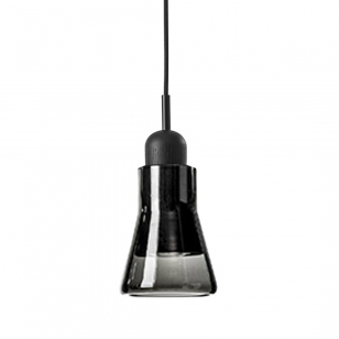 Brokis Shadow Tall Hanglamp XL - Zwart Eiken Glossy Zwart