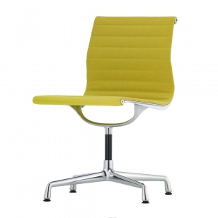 Vitra Aluminium Chair EA 101 - Hopsak Geel/Pastel Groen