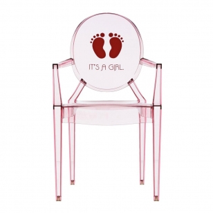 Kartell Lou Lou Ghost Special Edition Kinderstoel - It's a girl