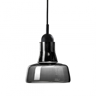 Brokis Shadow Waist Hanglamp XL - Zwart Eiken Glossy Zwart