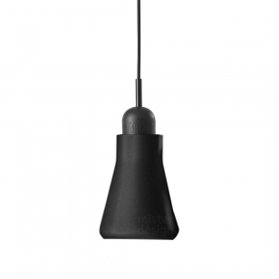 Brokis Shadow Tall Hanglamp XL - Zwart Eiken Mat Opaal Zwart