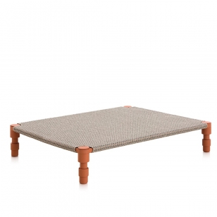 Gan Rugs Garden Layers Double Indian Daybed Gofre Terracotta