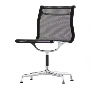 Vitra Aluminium Chair EA 101 - Netweave Nero