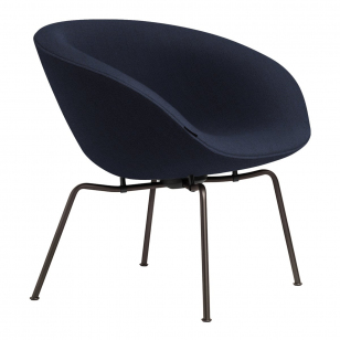 Fritz Hansen Pot Lounge Chair - Christianshavn 1155 / Donkerbruin