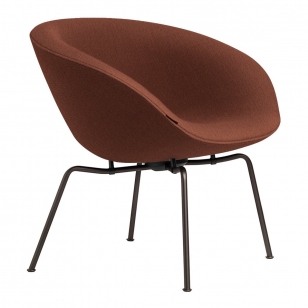 Fritz Hansen Pot Lounge Chair - Christianshavn 1133 / Donkerbruin