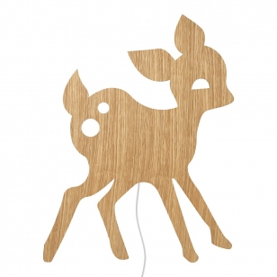 Ferm Living My Deer Wandlamp - Oiled Oak