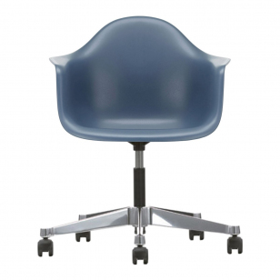 Vitra Eames Plastic Chair PACC Bureaustoel - Zeeblauw
