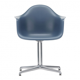 Vitra Eames Plastic Chair DAL Armstoel - Zeeblauw