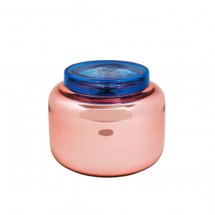 Pulpo Container Low Vaas - Roze Blauw