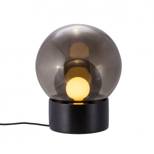 Pulpo Boule Tafellamp door Sebastian Herkner - Zwart / Smoke Grey
