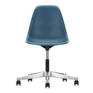 Vitra Eames Plastic Chair PSCC Bureaustoel - Zeeblauw