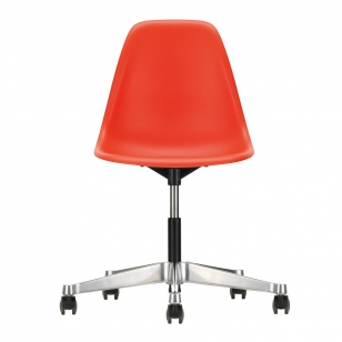 Vitra Eames Plastic Chair PSCC Bureaustoel - Poppy Red