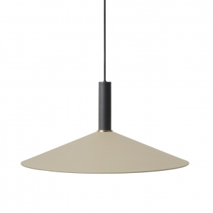 Ferm Living Collect Angle Cashmere High Hanglamp - Zwart