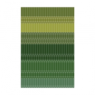 Moooi Carpets Zig Zag Vloerkleed Groen 400 x 300 cm.