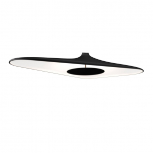 Luceplan Soleil Noir Plafondlamp - Zwart -Wit
