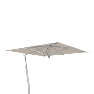 Borek Ischia Parasol - Sunbrella - Zilver / Taupe - l. 280 x b. 280 cm.