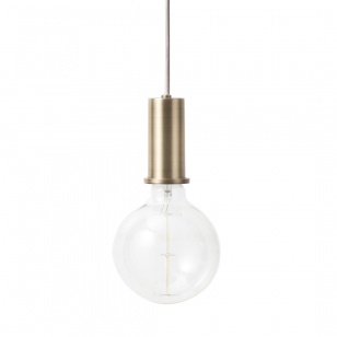 Ferm Living Collect Socket Low Hanglamp Messing