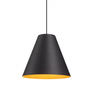 Wever & Ducré Shiek 4.0 Hanglamp Jet Black + Gold - Geïntegreerd LED