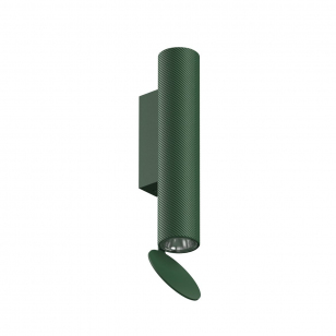 FLOS Flauta H225 Outdoor LED Wandlamp Spiga - Forest Green
