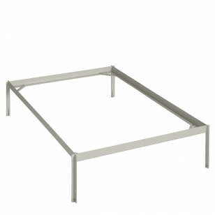 HAY Connect Bed - Warm Grey / b. 90 x l. 200 cm.