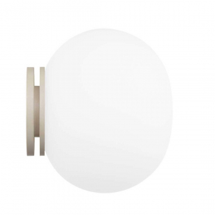FLOS Glo-Ball Mini Wand en Plafondlamp Wit