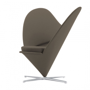 Vitra Heart Cone Chair Loungechair Truffel