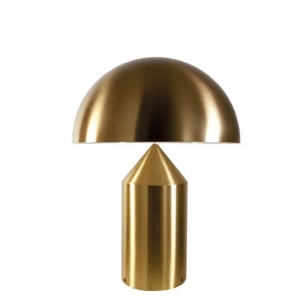 Oluce Atollo Glass Tafellamp Goud - Small