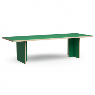 HKliving Eettafel rechthoek groen 280 cm