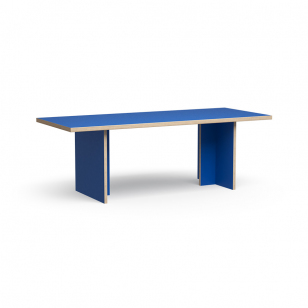 HKliving Eettafel rechthoek blauw 220 cm