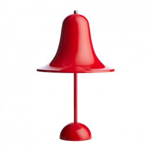 Verpan Pantop portable tafellamp 30 cm Bright Red