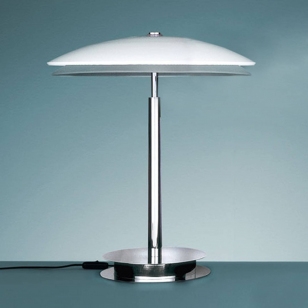 Fontana Arte Design-tafellamp 2280-TRIS, wit