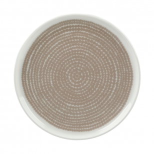 Marimekko Siirtolapuutarha bordje Ø13,5 cm White-beige