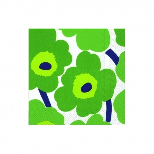 Marimekko Unikko servet 33x33 cm 20-pack Groen