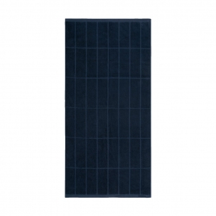 Marimekko Tiiliskivi handdoek 70x150 cm Dark blue