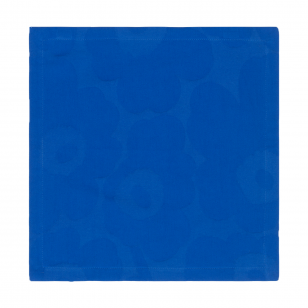 Marimekko Unikko stoffen servet 40x40 3-pack Dark blue-blue