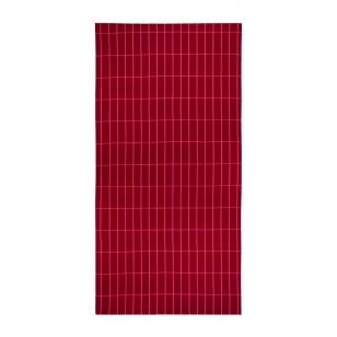 Marimekko Tiiliskivi tafelkleed 140x280 cm Rood-roze