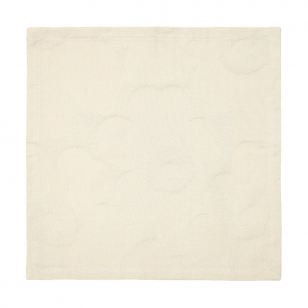 Marimekko Unikko stoffen servet 40x40 3-pack White-off white