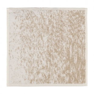 Marimekko Kuiskaus handdoek mini 30x30 cm wit-beige