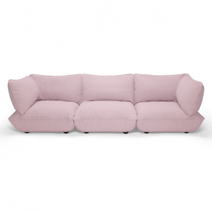 Fatboy Sumo sofa grand 3-zits bank bubble pink