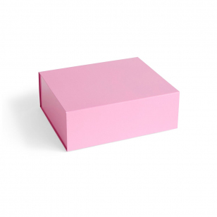HAY Colour Storage M doos met deksel 29,5x35 cm Light pink