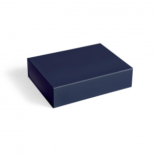 HAY Colour Storage S doos met deksel 25,5x33 cm Midnight blue