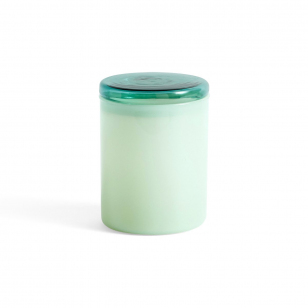HAY Borosilicate opbergpot glas S 35 cl Jade green