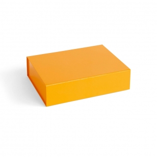 HAY Colour Storage S doos met deksel 25,5x33 cm Egg yolk