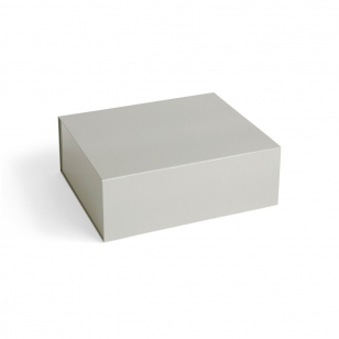 HAY Colour Storage M doos met deksel 29,5x35 cm Grey