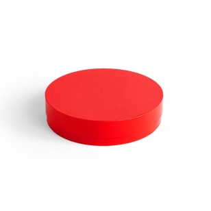 HAY Colour Storage Round doos met deksel Ø24 cm Vibrant red