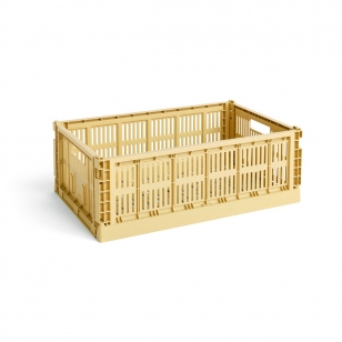 HAY Colour Crate L 34,5x53 cm Golden yellow