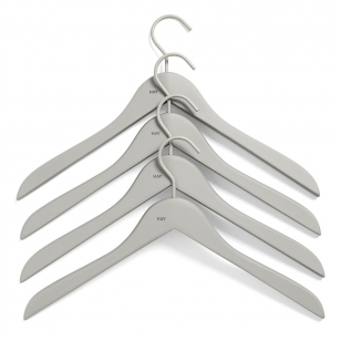 HAY HAY kledinghanger slim 4-pack Grijs