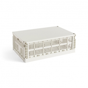 HAY Colour Crate deksel groot Off-white